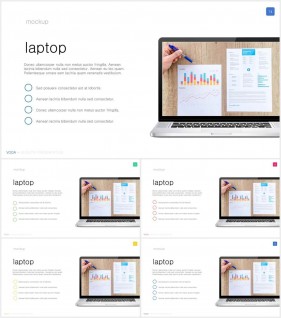 PPT인포그래픽 노트북  프레젠테이션 피피티탬플릿 디자인