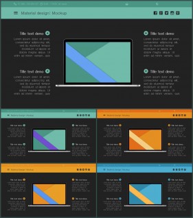 PPT인포그래픽 모니터  프레젠테이션 POWERPOINT양식 디자인