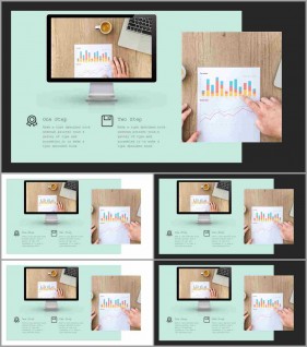 PPT인포그래픽 컴퓨터  고급형 POWERPOINT서식 만들기