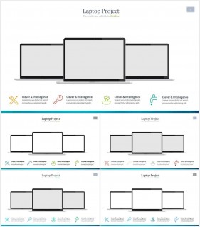 PPT인포그래픽 노트북  시선을 사로잡는 파워포인트템플릿 디자인
