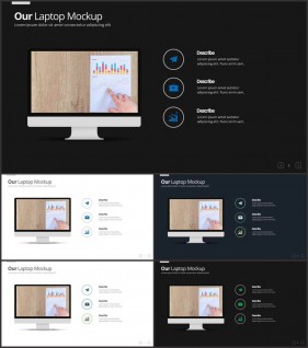 PPT인포그래픽 PC  멋진 파워포인트배경 다운