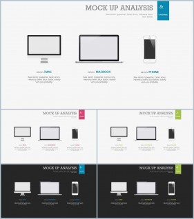 PPT인포그래픽 모바일  멋진 POWERPOINT탬플릿 다운