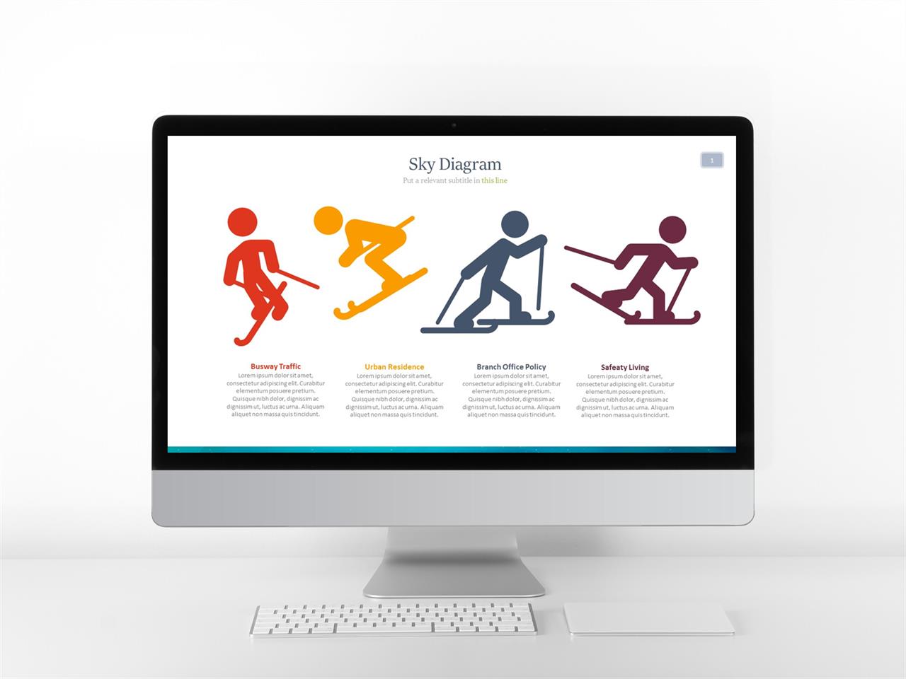 PPT인포그래픽 스포츠  맞춤형 파워포인트탬플릿 사이트 미리보기