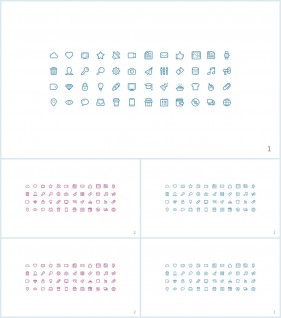 PPT아이콘  발표용 POWERPOINT테마 디자인