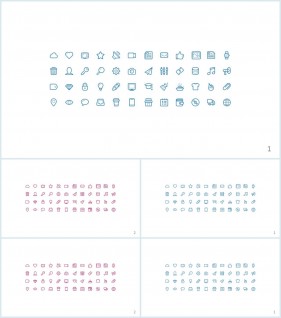 PPT아이콘  발표용 POWERPOINT테마 디자인