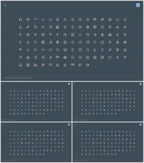 PPT아이콘  고퀄리티 PPT테마 사이트