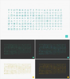 PPT아이콘  프레젠테이션 POWERPOINT탬플릿 제작