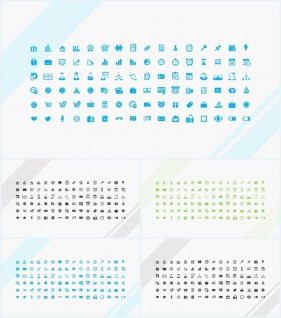 PPT아이콘  고급스럽운 피피티양식 다운로드