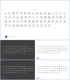 PPT아이콘  프레젠테이션 POWERPOINT서식 디자인