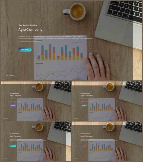 PPT레이아웃 전체형  매력적인 POWERPOINT배경 제작