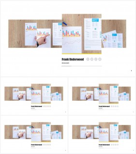 PPT레이아웃 가로 배열형  다양한 주제에 어울리는 POWERPOINT테마 디자인