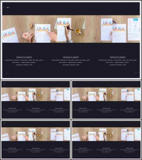PPT레이아웃 위아래형  고급형 POWERPOINT양식 사이트
