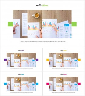 PPT레이아웃 중심 대칭형  발표용 POWERPOINT샘플 디자인