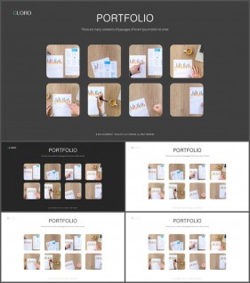 PPT레이아웃 중심 대칭형  시선을 사로잡는 POWERPOINT샘플 제작