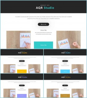PPT레이아웃 경면형  매력적인 POWERPOINT탬플릿 다운