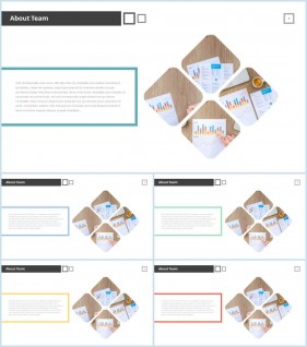 PPT레이아웃 경사형  고급스럽운 POWERPOINT배경 디자인