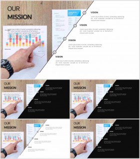 PPT레이아웃 경사형  프레젠테이션 POWERPOINT테마 다운로드