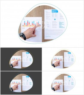 PPT레이아웃 곡선형  다양한 주제에 어울리는 POWERPOINT템플릿 만들기